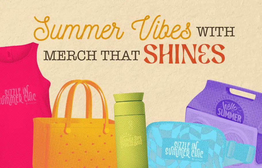 Summer Vibes With Merch That Shines